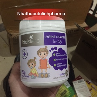 Bột bổ sung Lysine Bio island Úc tăng chiều cao cho trẻ từ 7 tháng - 6 tuổi 150g