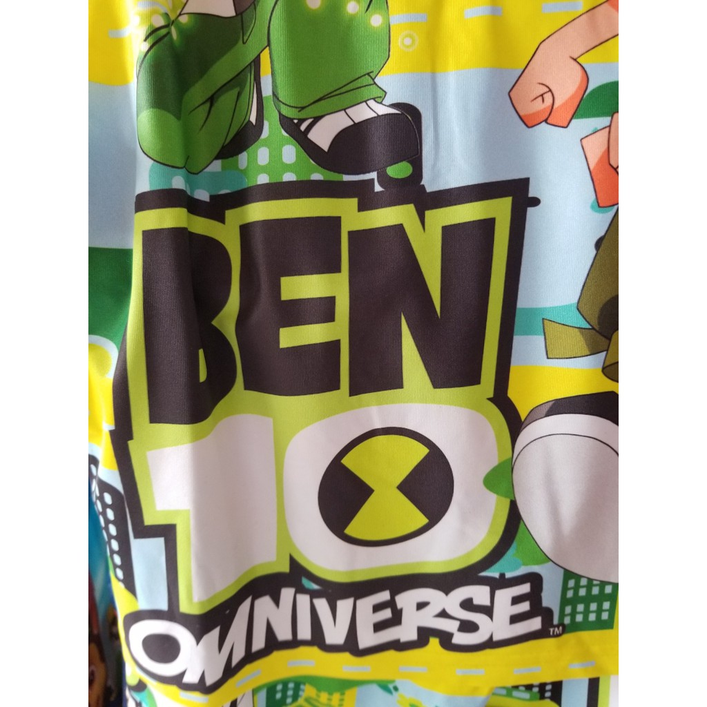 Bộ thun cotton lạnh Thái mát rượi in Ben 10