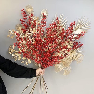 Cành lá táo vàng kim,cành rẻ quạt ,đào đông decor trang trí siêu đẹp