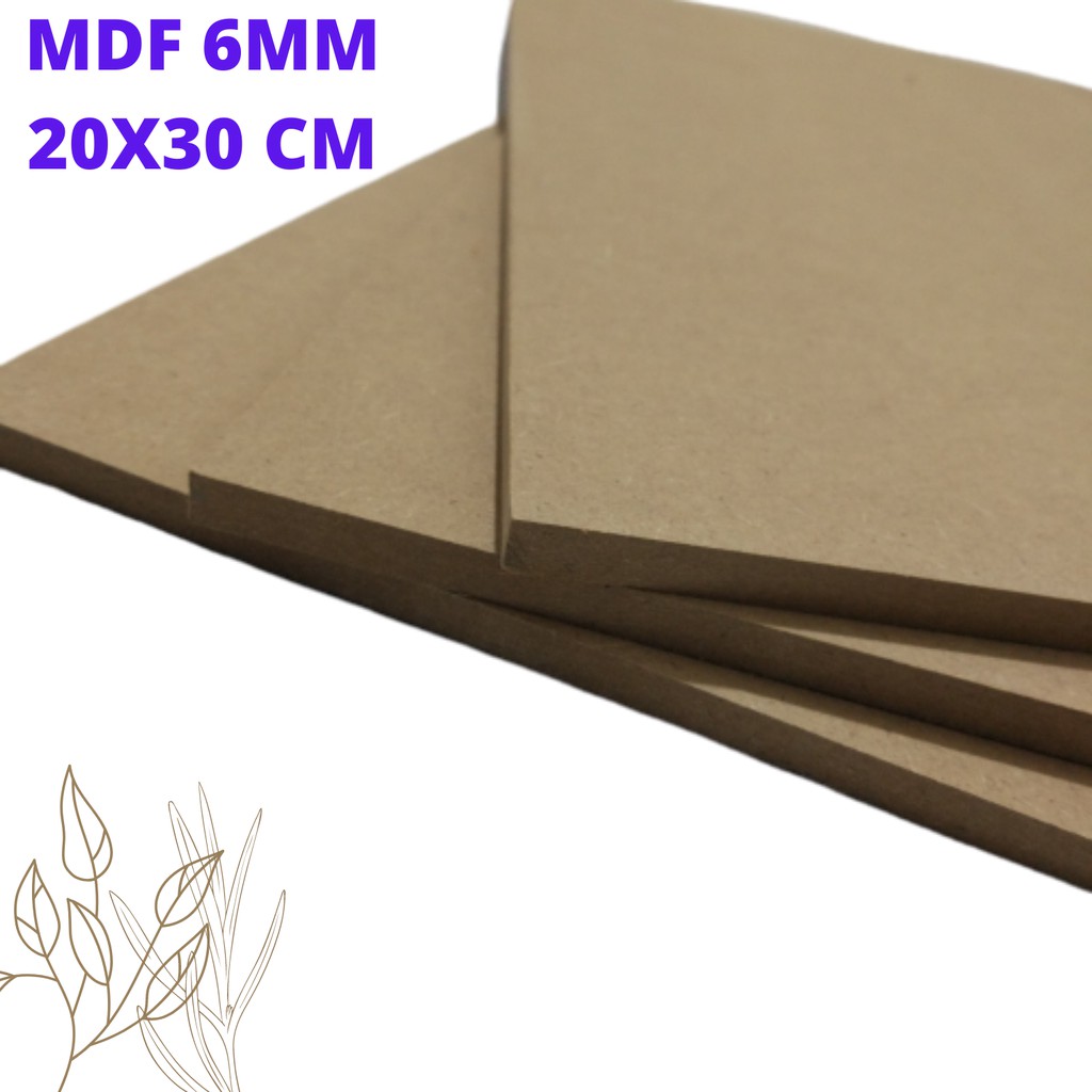 Bảng Vẽ Gỗ 6mm 20x30cm Mdf 6mm 20x30cm