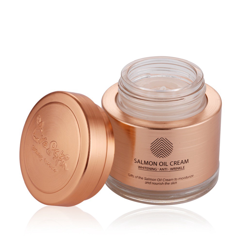 CRE8SKIN Kem Dưỡng Cá Hồi 80g Salmon Oil Cream Sản Xuất Tại Hàn Quốc