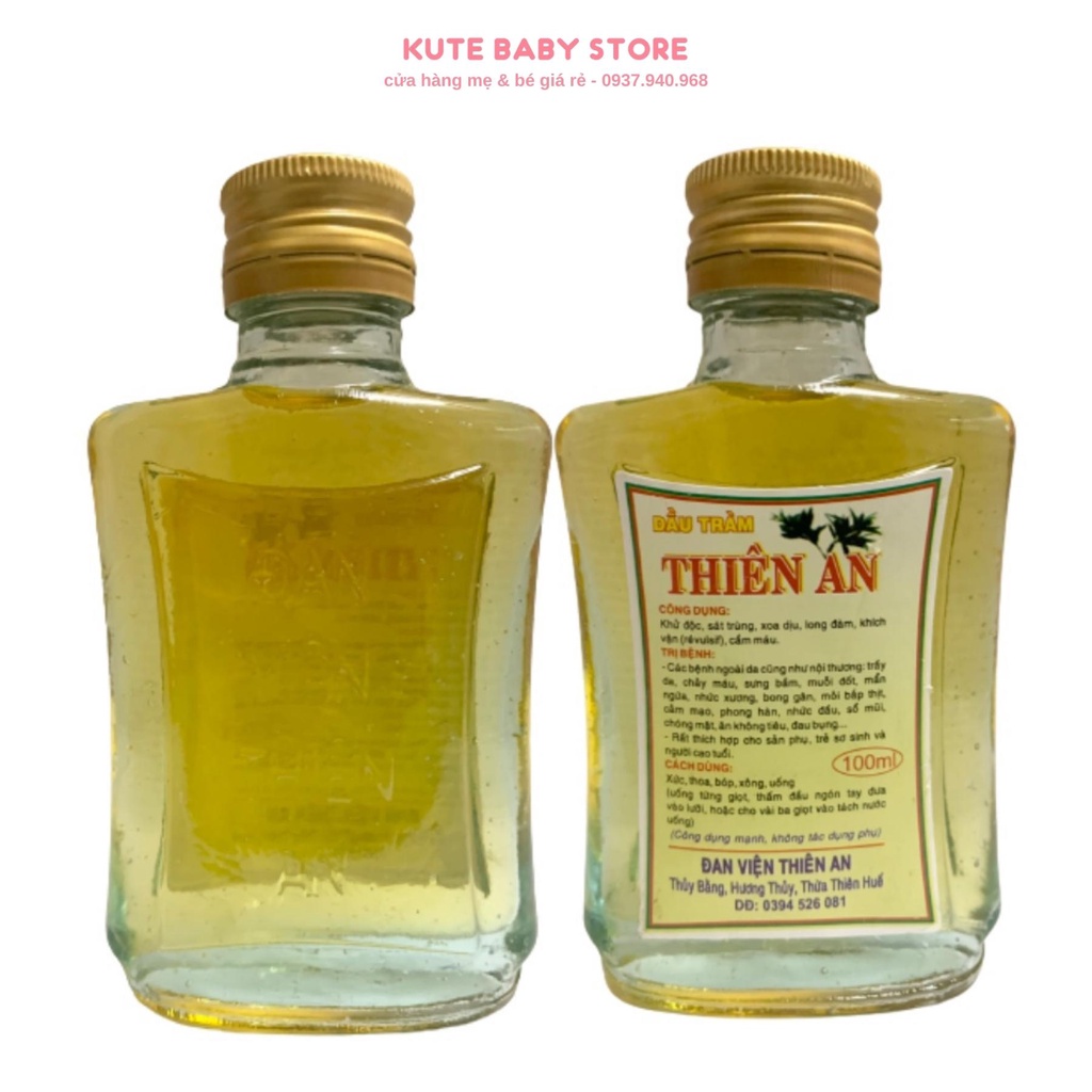 Dầu tràm nguyên chất Đan Viện Thiên An Huế 100ml