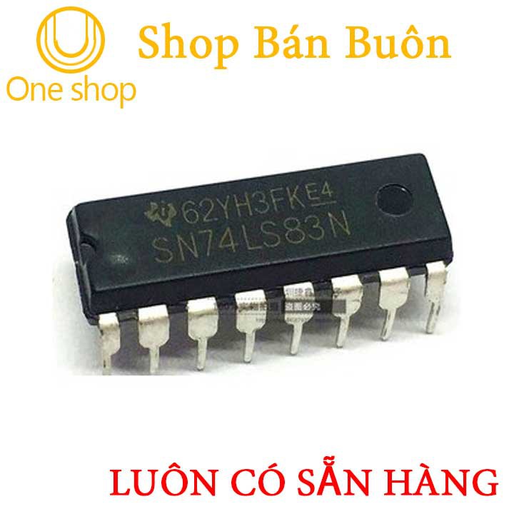 Linh Kiện 74LS83 4-bit Binary Full Adder DIP16