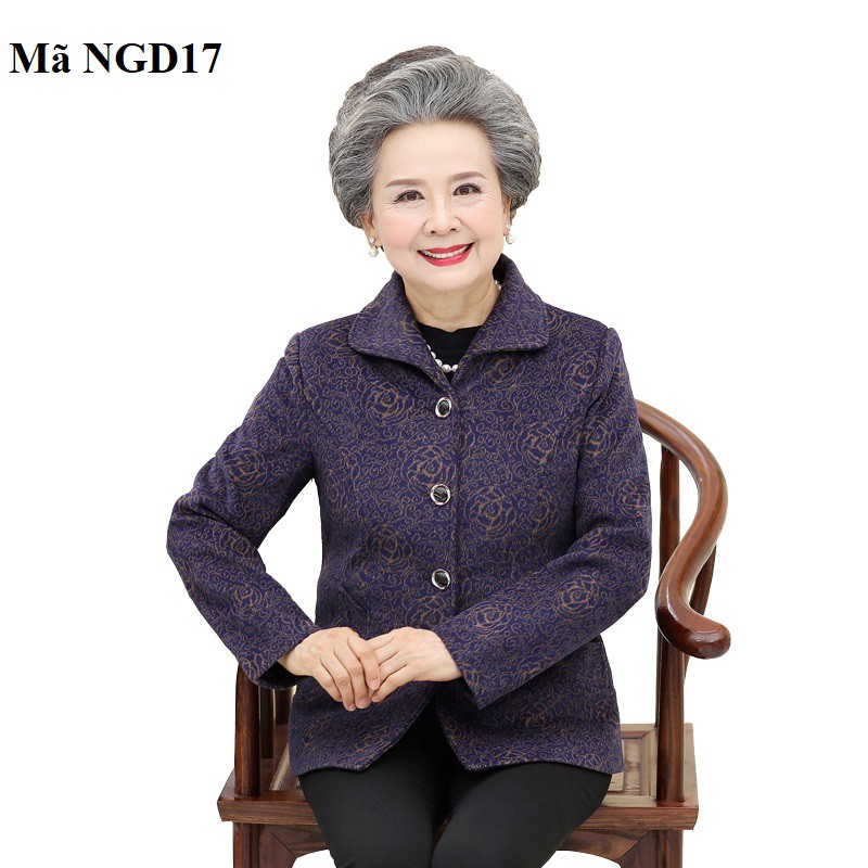 Áo khoác dạ người già, người lớn tuổi NGD16 NGD17