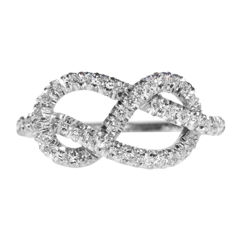 Nhẫn Bạc Đính Đá Zircon Thời Trang Dành Cho Nữ Mới