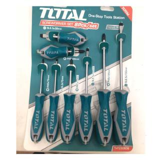 ĐỒ NGHỀ TOTAL Bộ 8 tua vít THT250608 <HÀNG CHÍNH HÃNG>