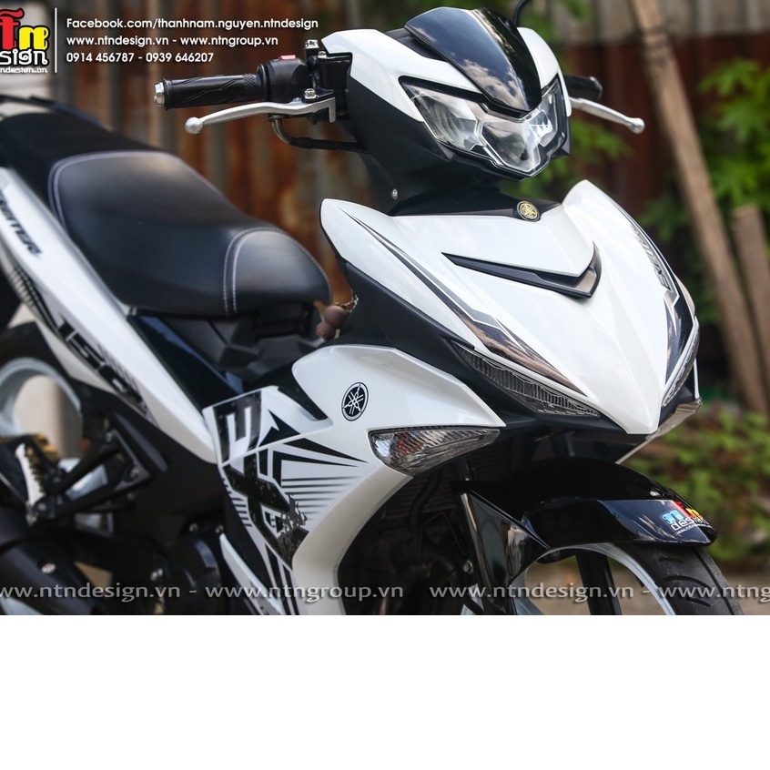 Tem rời Exciter 150 Trắng chữ Ex , tem 3 lớp cao cấp , không bay màu