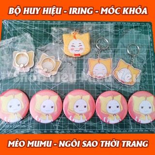 [BỘ SƯU TẬP] Huy Hiệu - iRing - Móc Khóa Mèo Mumu 360Mobi Ngôi Sao Thời Trang NSTT Nikki Đại Hội 360mobi Cực Hiếm
