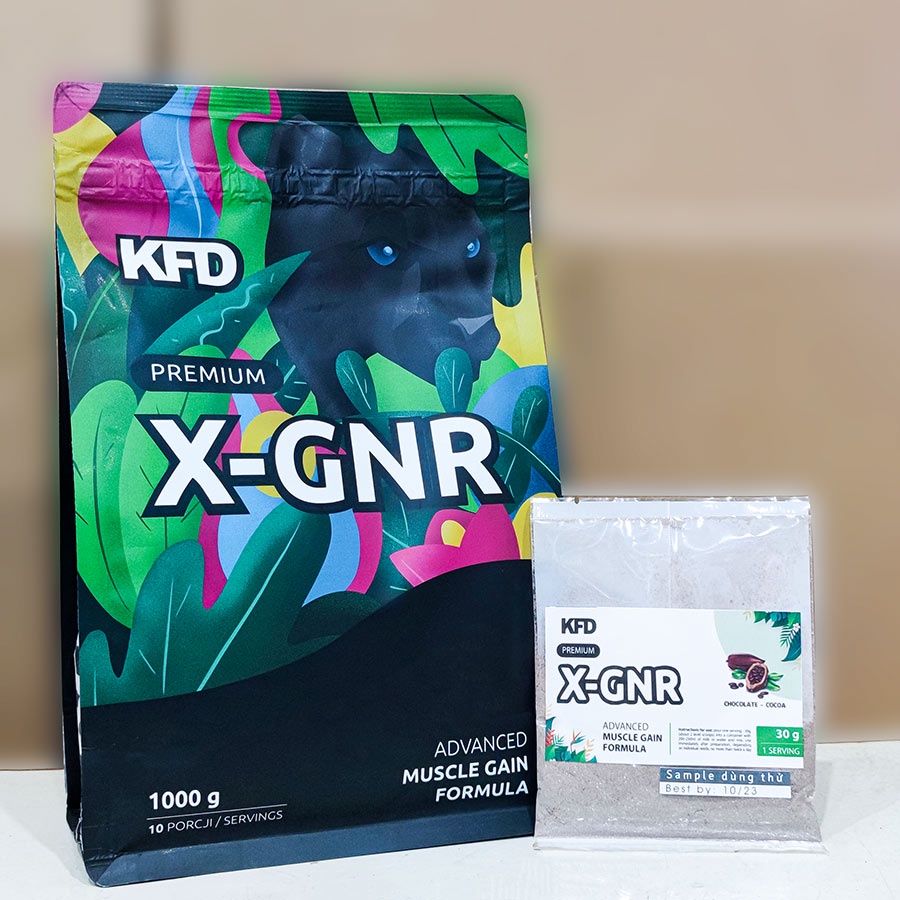 Sample dùng thử.Tăng Cân Tăng Cơ Bắp Hồi Phục Cơ KFD NUTRITION PREMIUM X-GAINER