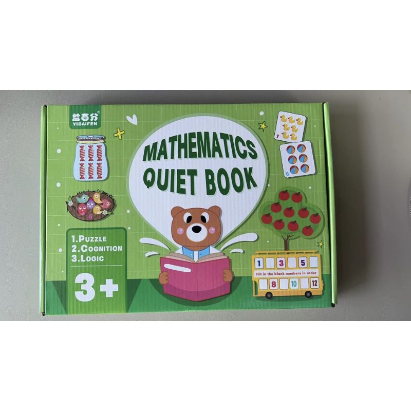 [ Mẫu mới nhất] Bộ học liệu bóc dán Toán học thông minh montessori cho bé