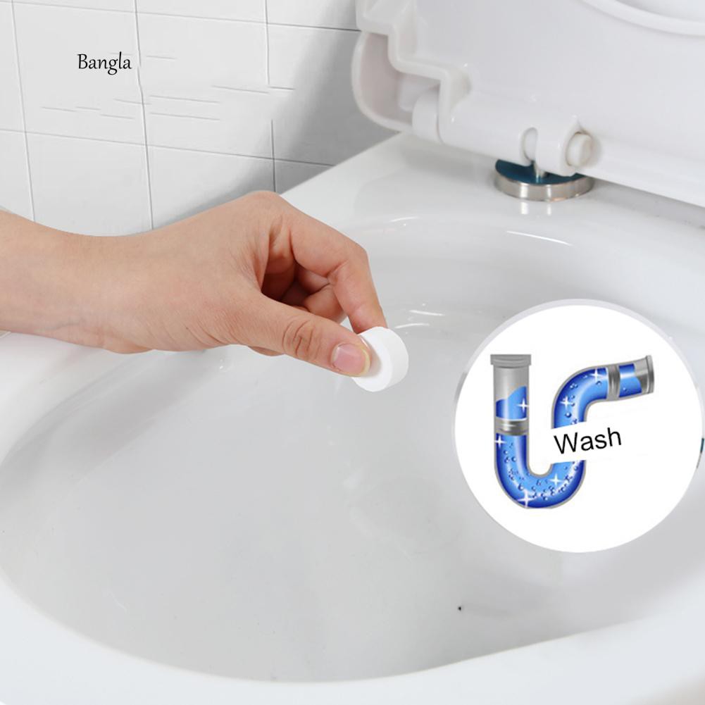 Set 4 Viên Hợp Chất Dùng Để Thông Tắc Đường Ống Thoát Nước / Bồn Cầu Toilet