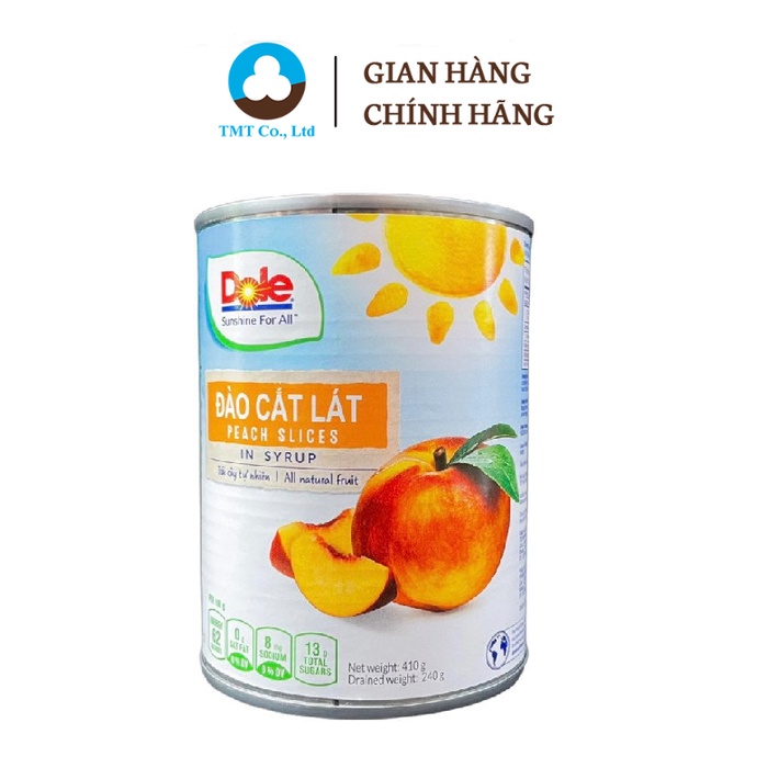 Đào cắt lát ngâm thương hiệu Dole hộp 496ml