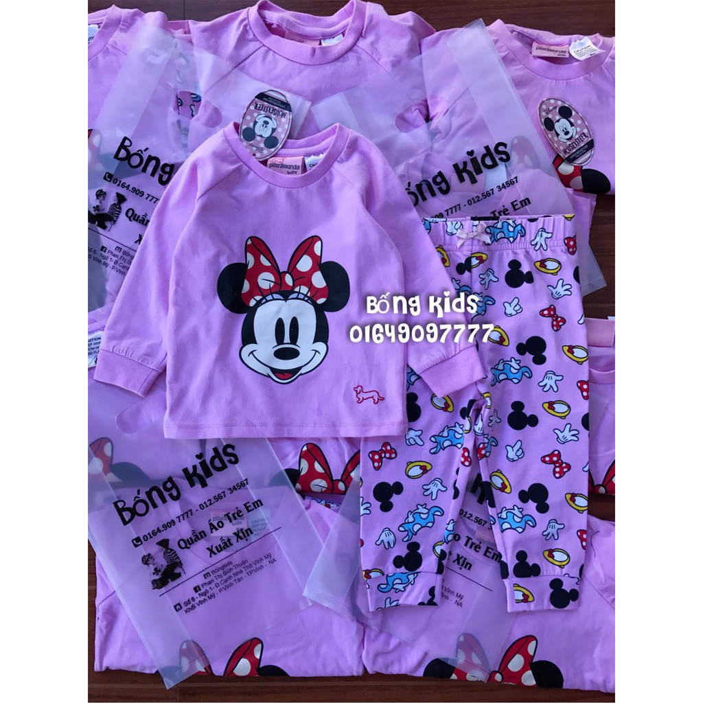 Bộ Bé Gái Minnie Hồng PeterAlexander Baby