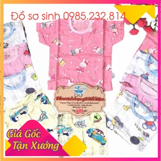 Áo lanh cúc vai size 3-8kg