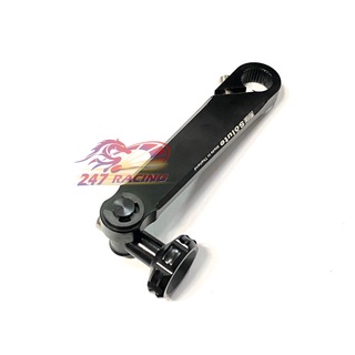 Pát thắng Nhôm CNC hàng Thái màu ĐEN gắn xe máy Wave,Dream,Sirius,Exciter...