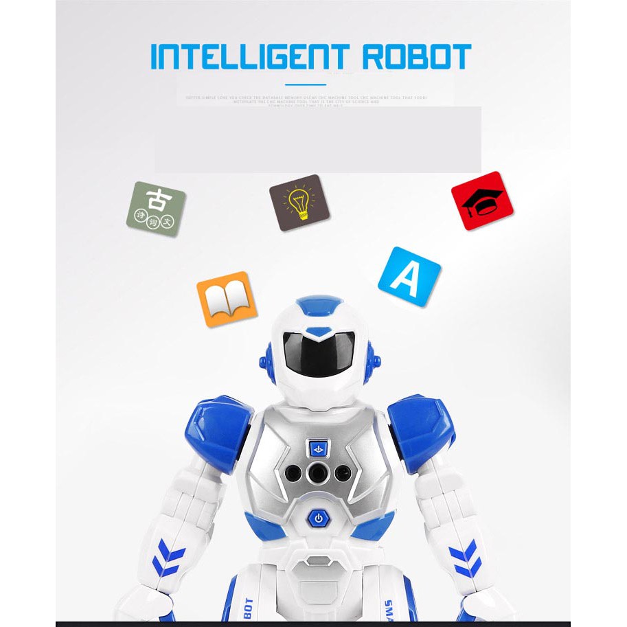 Đồ Chơi Robot Điều Khiển Từ Xa , Điểu Khiển Cảm Ứng Tay  Màu Xanh