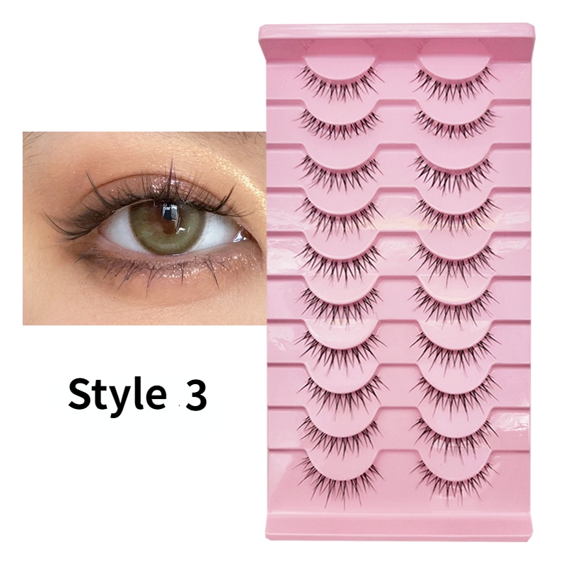 Set 10 Cặp Lông Mi Giả Tự Nhiên Hình Truyện Tranh Anime Zimeng