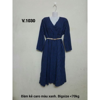 ĐẦM KẺ CARO BIGSIZE