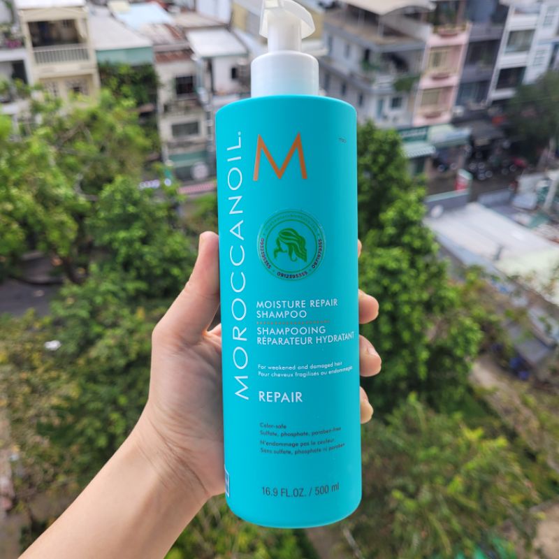 Dầu gội xả Moroc Moroccanoil repair phục hồi độ ẩm 500ml