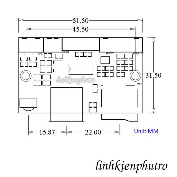 Mạch Giải Mã Âm Thanh Bluetooth USB TF MP3 FLAC - Remote Hồng Ngoại