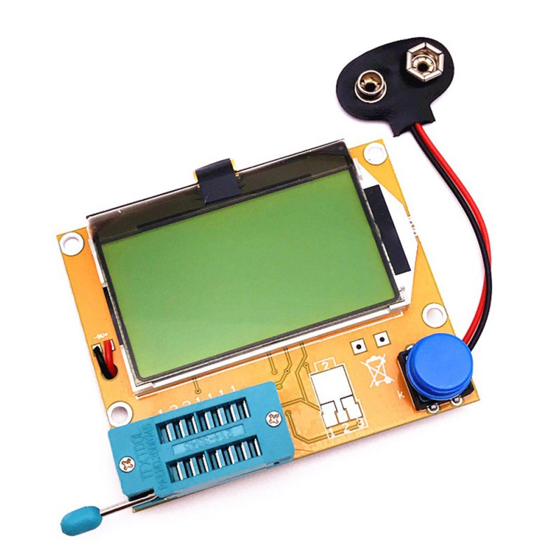 LCR-T4 ESR Meter LCD Digital Transistor Tester Đèn nền Diode Triode Điện dung Máy đo điện cảm SCR