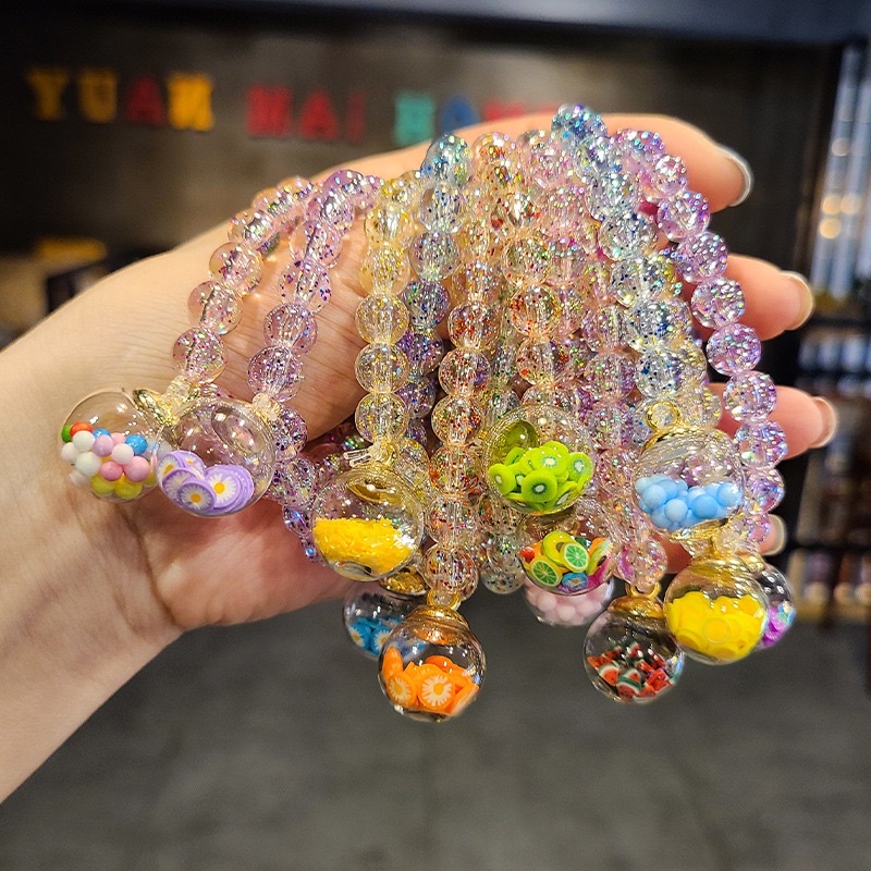 ❄️Vòng đeo tay cho bé gái pha lê trong suốt