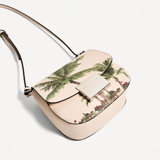 Túi đeo chéo nữ ZARA cây dừa