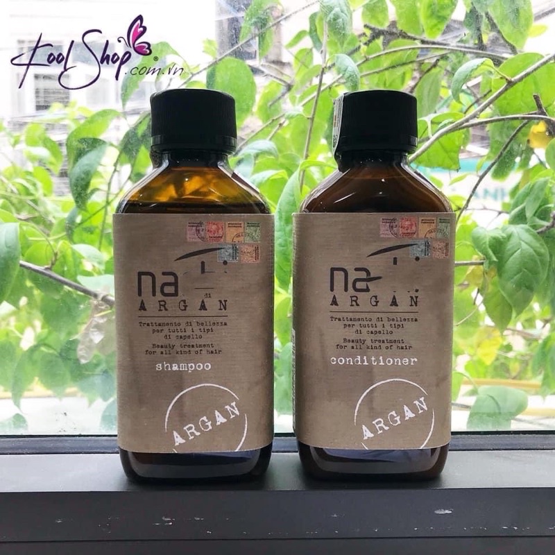 Dầu gội xả Argan Ý siêu thơm và mềm mượt 🌸