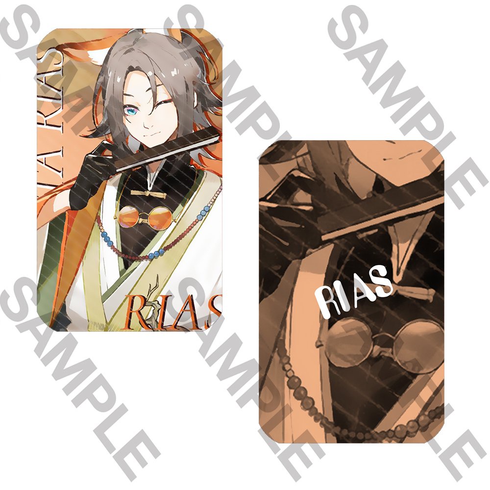 Ảnh thẻ in hình Luxiem Vtuber card bo góc viền 5*8cm