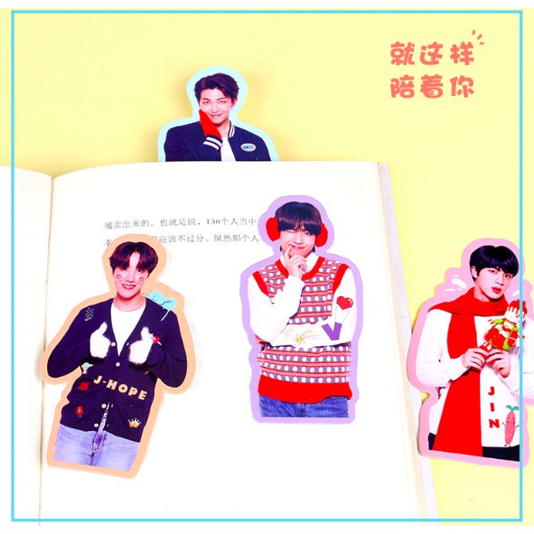 Set 7 book mark ảnh Bangtan