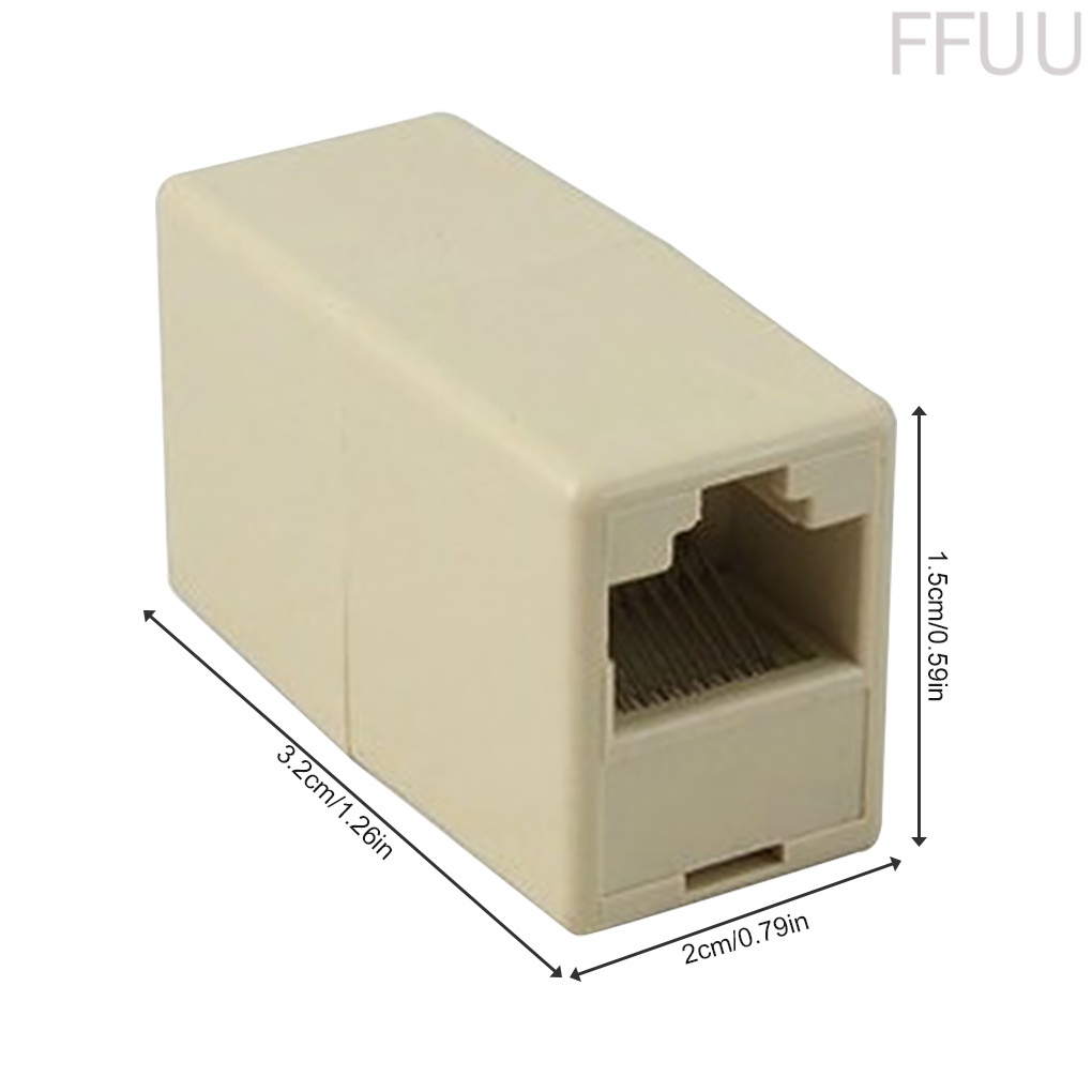 Đầu Nối Dây Cáp Mạng Ethernet Bằng Nhựa Chất Lượng Cao
