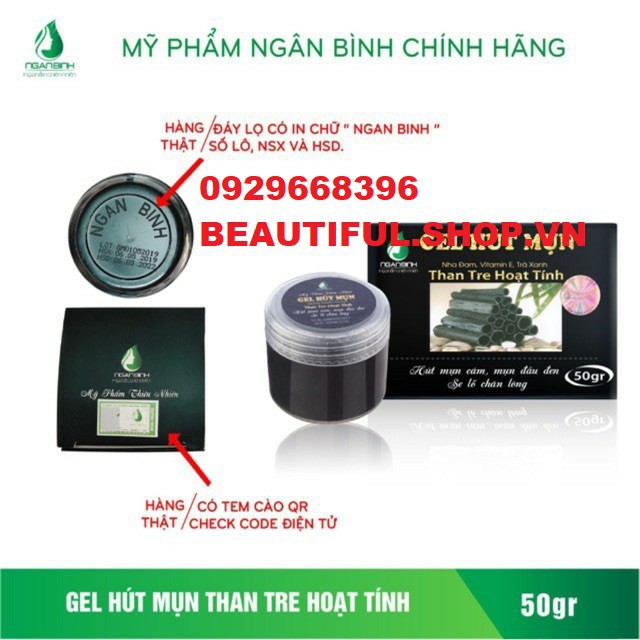 👍[100% Chính Hãng] Gel Lột Mụn Than Tre Ngân Bình (1 Lọ)_Siêu Sạch Lột Sạch Mụn Cám, Mụn Đầu Đen, Se Lỗ Chân Lông