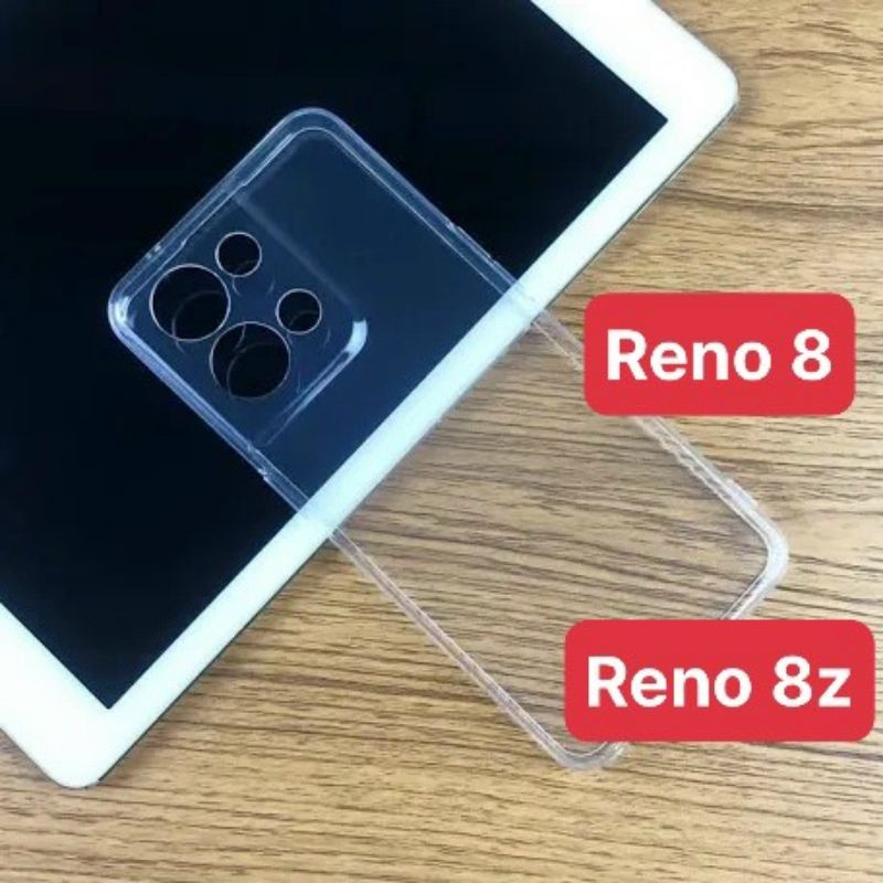 Ốp lưng silicon oppo Reno 8/Reno 8Z ốp trong suốt.