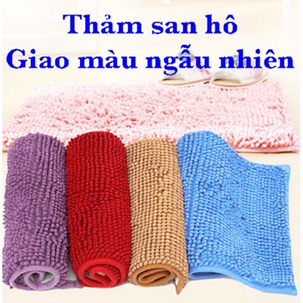 (MỀM-ÊM-SANG-CHỌN MẪU) thảm chùi chân lông loang siêu đẹp, thảm lau chân chống trơn trượt