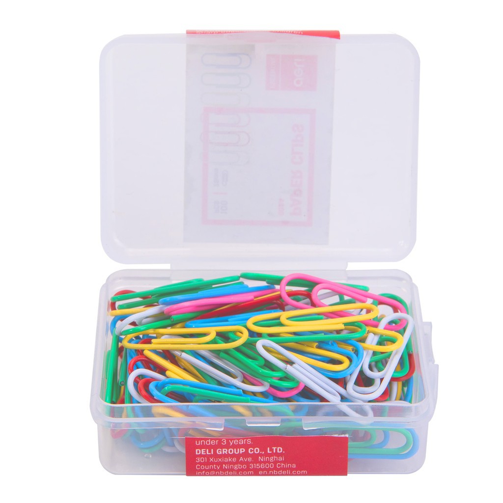 [Chính hãng Deli] Kẹp giấy deli 25mm - E0025 đủ màu sắc