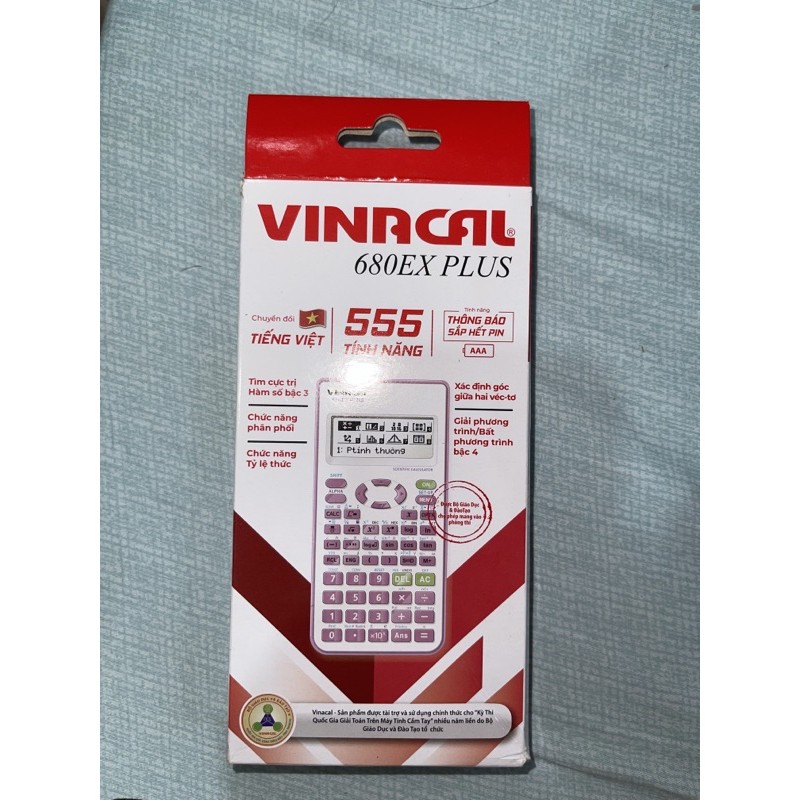 [PASS] Máy tính vinacal 680ex plus