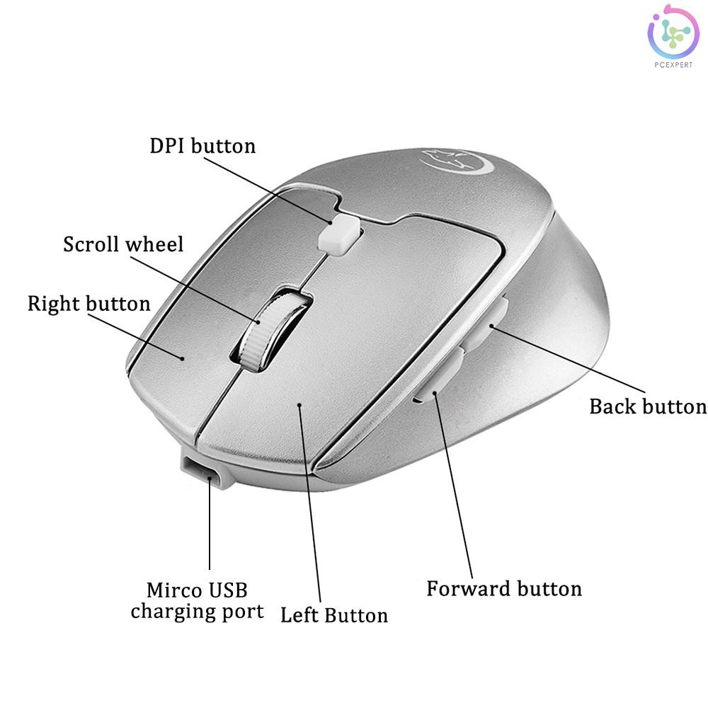 Chuột Máy Tính Không Dây 2.4g 2400dpi