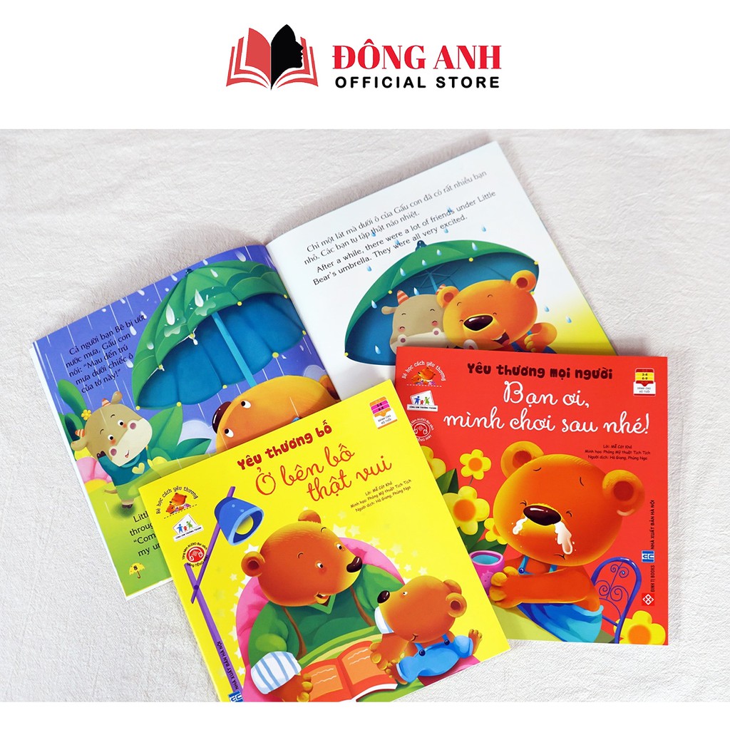 Sách - Bộ 6 cuốn Bé Học Cách Yêu Thương dành cho trẻ em từ 3-9 tuổi