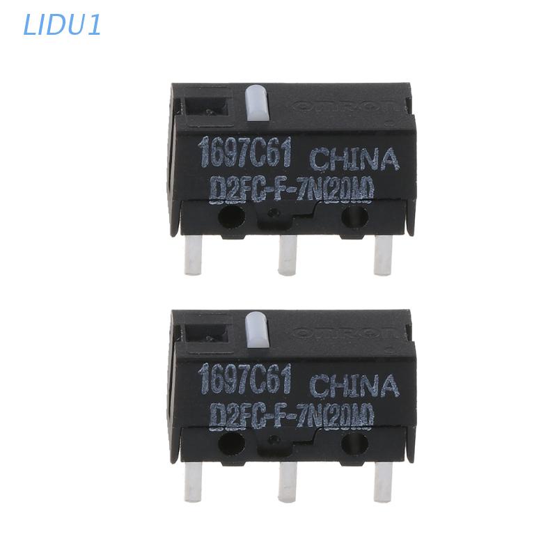2 Công Tắc Micro Omron D2Fc-F-7N 20m Cho Logitech Razer