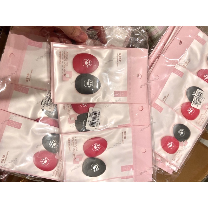 Mút dặm nền, che khuyết điểm mini trứng, bơ, ngón tay siêu mềm không cứng