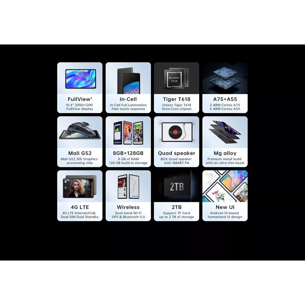 Máy tính bảng Alldocube iPlay 40/40H 10.4inch 2K RAM 8Gb ROM 128Gb 2 sim nghe gọi 4G - Bản Quốc Tế có tiếng Việt CH Play | BigBuy360 - bigbuy360.vn