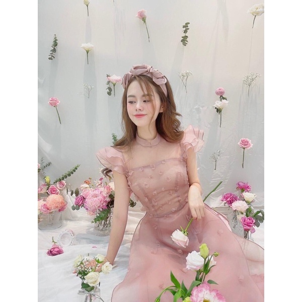 ÁO DÀI CÁCH TÂN CAO CẤP TAY BÈO CÁNH TIÊN