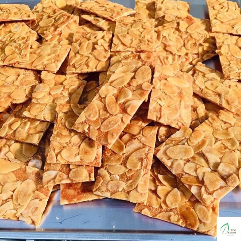 Bánh Ngói Hạnh Nhân Hỗ Trợ Ăn Kiêng Giảm Cân Thơm Ngon Bổ Dưỡng Lọ 200g