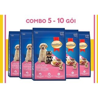 Combo 5 gói thức ăn cho chó con SmartHeart PuPPY