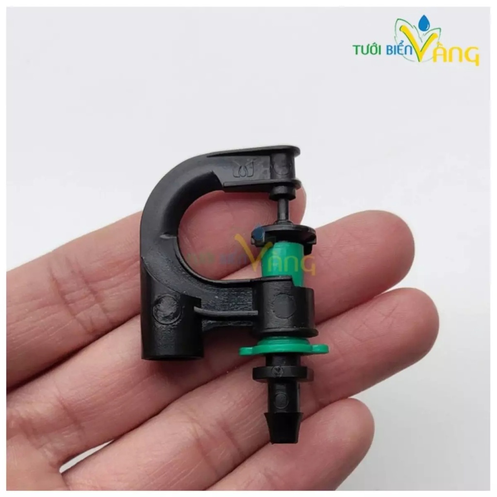 Khởi Thủy 6mm 2 đầu gài, sử dụng nối ống LDPE 6mm cho hệ thống tưới phun sương, tưới nhỏ giọt, tưới phun mưa..