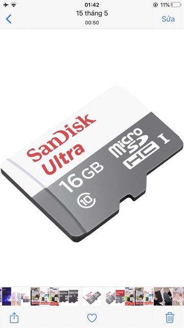 Thẻ nhớ sandisk 4G/8G/16GB/32GB/64G tốc độ cao chuyện dụng cho Điện thoại, Camera IP, loa đài, laptop 80MB/S
