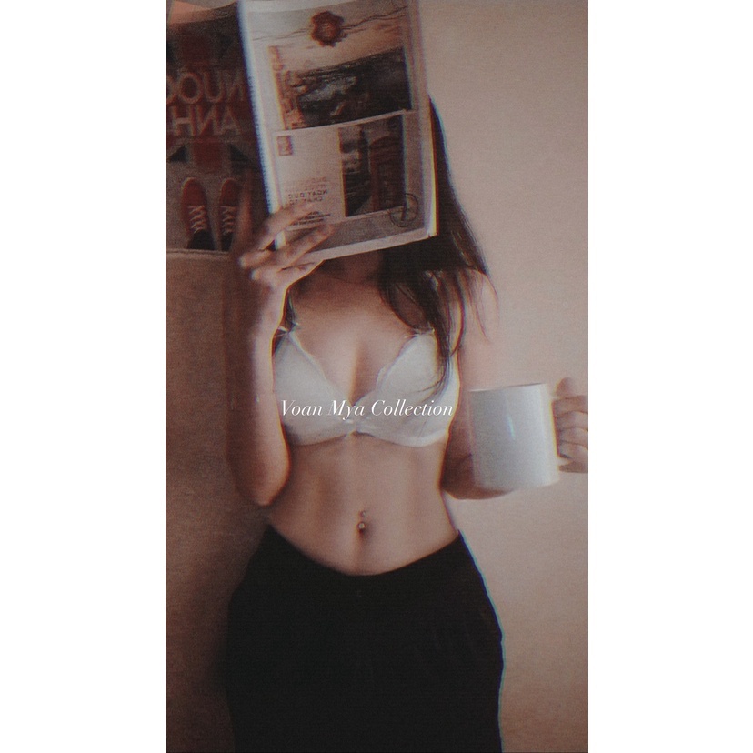 Bralette - Áo lót - áo ngực nữ - mút mỏng R112 - Voan Mya - Pastelbralette