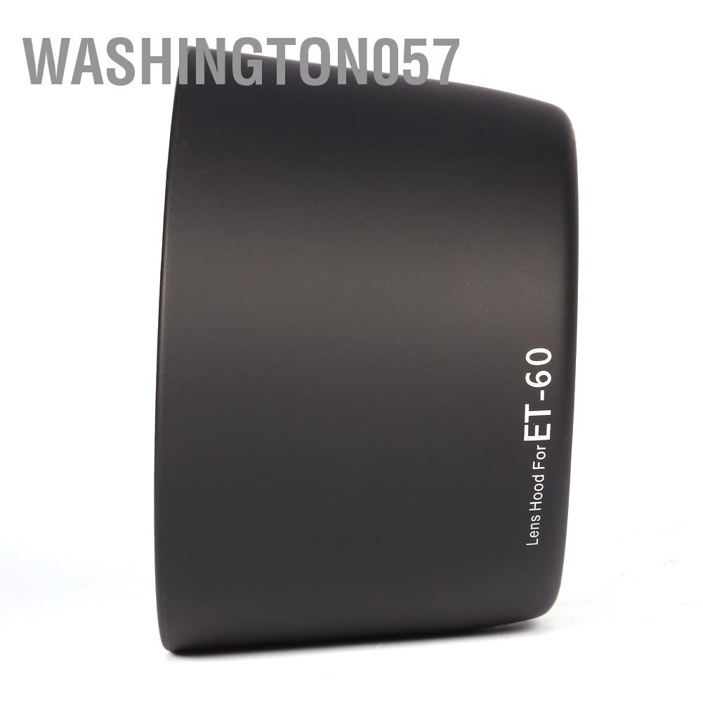 Washington057 Black Professional Replacement ET60 Lens Hood For F/4-5.6 75-300mm f/4-5.6 USM