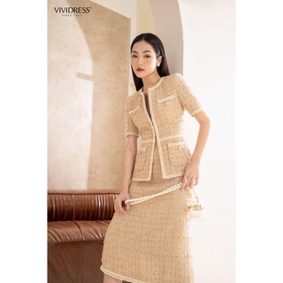 Chân váy dạ dáng A dài - AT1021 002