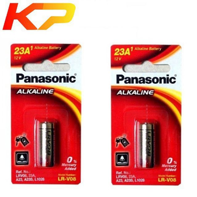 Pin Alkaline Panasonic 23A 12V LR-V08 Pin Cửa Cuốn , Điều Khiển Xe